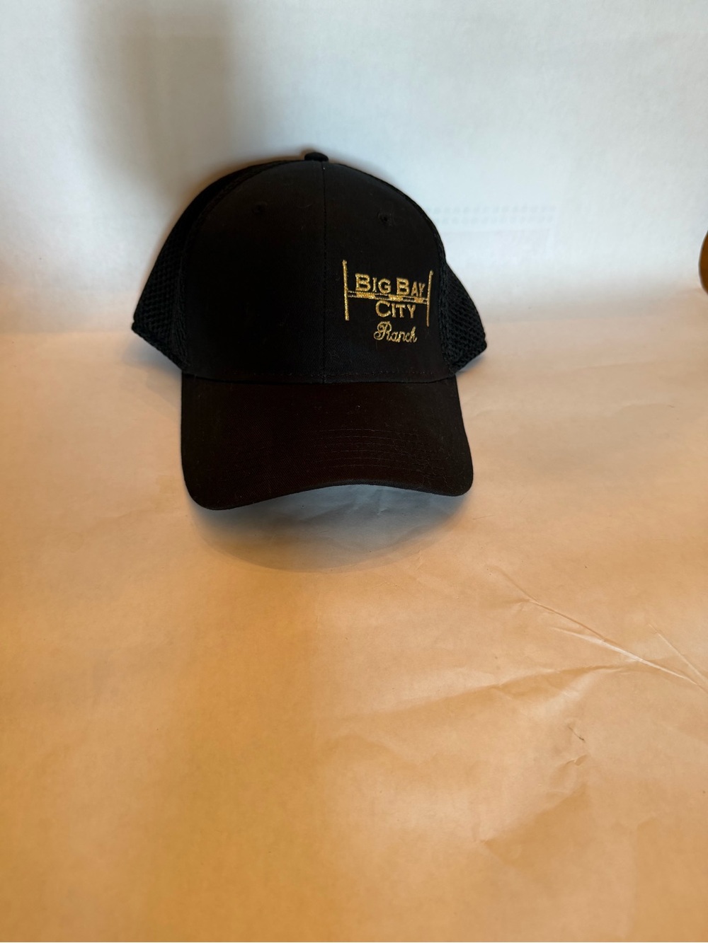 Black Mesh Trucker Cap